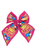 Graduation Embroidered bow