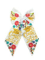 Long Graduation Embroidered bow