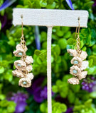 Bouquet Palm Leaf Earrings - Cielito Lindo