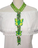 Butterfly Necklace & Earrings Set Lemon