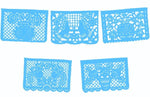 Large Turquoise Papel Picado