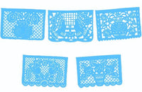 Large Turquoise Papel Picado