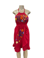 Artemisa Halter Dress Red
