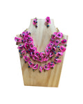 Mexican Handmade Pink Fish Scale Necklace