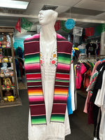 Serape Grad Stole Scarf Belt