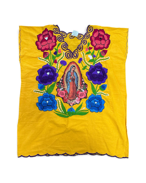 Lady Of Guadalupe Yellow Floral Top