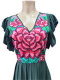 Claudia Dress Green
