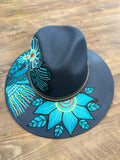 Hand painted Mexican hat Paloma