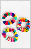 Pom-Pom Hair Tie Scrunchies Wholesale Colorful Pony
