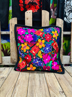 Mexican Floral Embroidered Pillow Covers