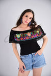 Margarita Black/Multicolor Top