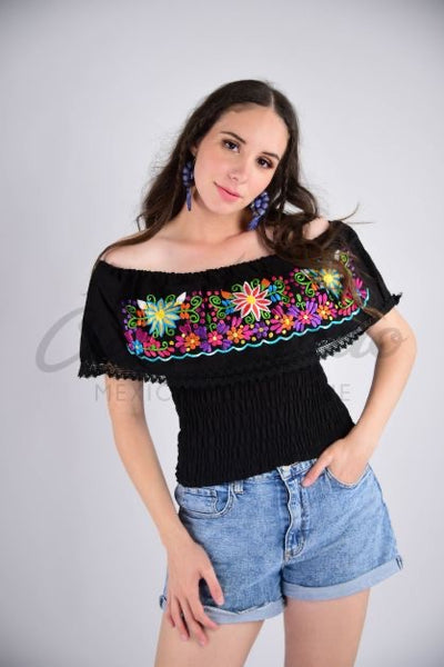 Margarita Black/Multicolor Top