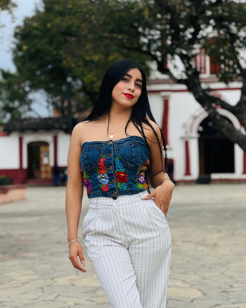 Demin Corset