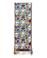 Sugar Skull Embroidered Table Runner