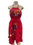 Artemisa Halter Dress Red