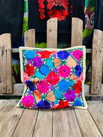 Mexican Floral Embroidered Pillow Covers