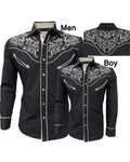 Texas cowboy Black shirt