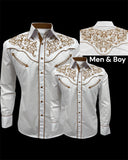 Texas Cowboy White shirt