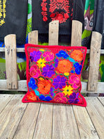 Mexican Floral Embroidered Pillow Covers