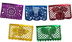 Medium Multicolor Metallic Picado Banner