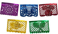 Medium Multicolor Metallic Picado Banner