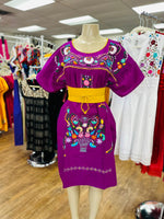 Puebla Magenta Plus Size Dress