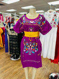 Puebla Magenta Plus Size Dress