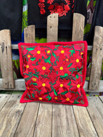 Mexican Floral Embroidered Pillow Covers