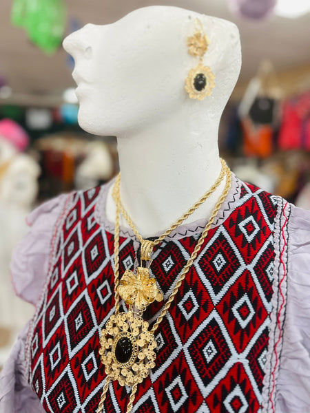 Oaxacan Filigree Neckalce & Earrings Set