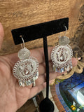 Filigree Oaxacan Earrings Silver Redondos