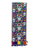 Skull Embroidered Table runner