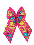 Long Graduation Embroidered bow