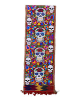 Skull Embroidered Table runner