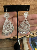 Filigree Oaxacan Earrings Silver Medium Gota