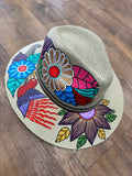 Hand painted Mexican hat Paloma