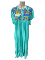 Lina Maxi Embroidered Dress