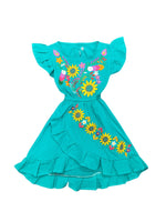 Primavera Girls Embroidered Dress
