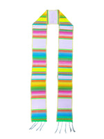 Serape Grad Stole Scarf Belt