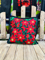 Mexican Floral Embroidered Pillow Covers