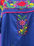Puebla Royal Blue Mini Dress
