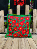 Mexican Floral Embroidered Pillow Covers