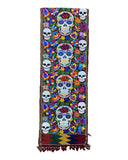 Skull Embroidered Table runner