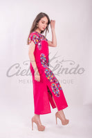 Stunning Maxi Dress Paraiso Maroon