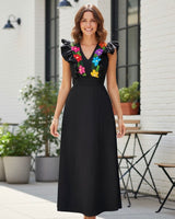 Xilitla Embroidered Dress