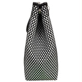 Oaxacan Handwoven Tote Bag with Vinyl Wrapped Handled