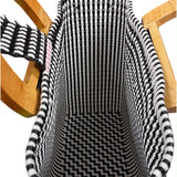 Oaxacan Handwoven Tote Bag with Wooden Handle