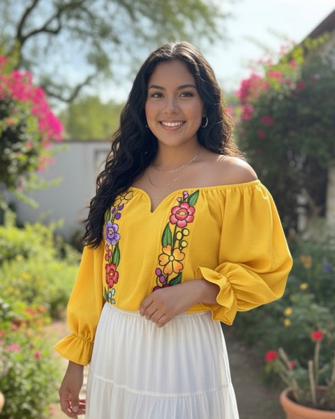 Laura Embroidered Top