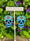 Sugar Skull Beaded Earrings - Cielito Lindo