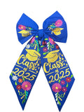 Long Graduation Embroidered bow