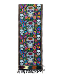 Skull Embroidered Table runner